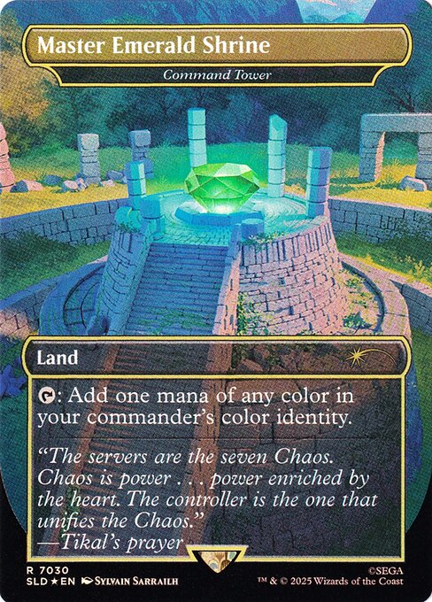 SLD: Master Emerald Shrine - Command Tower (7030) (Rainbow Foil)