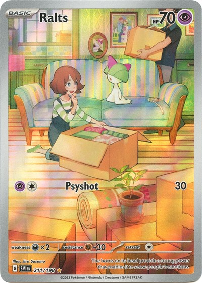 SVI: Ralts - 211/198 (Holofoil)
