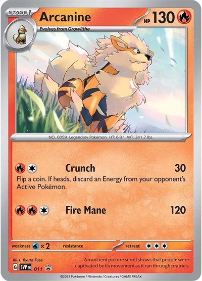 SVP: Arcanine - 011 (Holofoil)