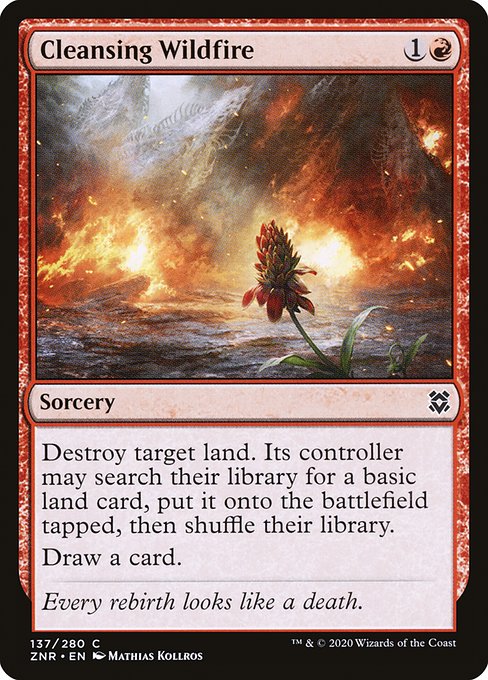 ZNR: Cleansing Wildfire (Foil)