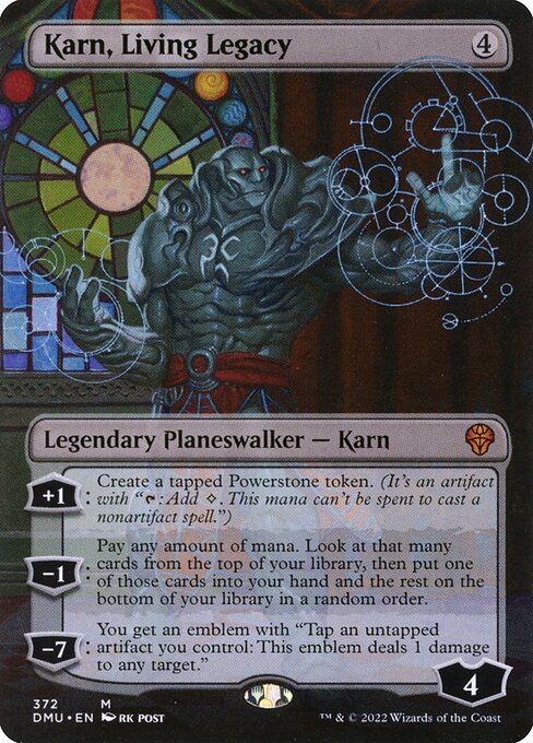 DMU: Karn, Living Legacy (Borderless) (Foil)