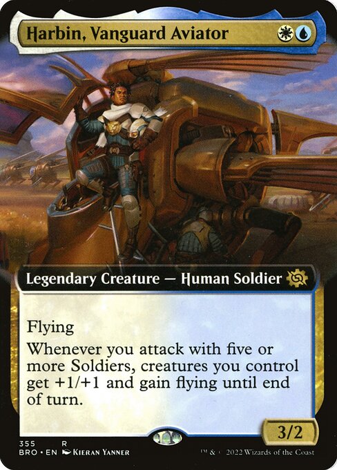BRO: Harbin, Vanguard Aviator (Extended Art) (Foil)