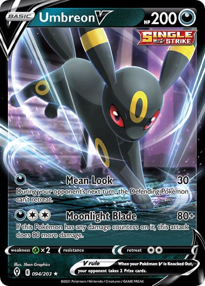 PR: Umbreon V - 094/203 (Non-Holo)