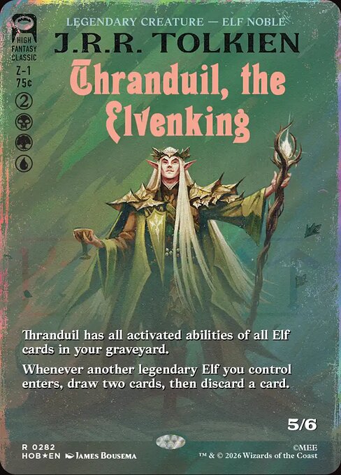 HOB: Thranduil, the Elvenking (Borderless) (Surge Foil)