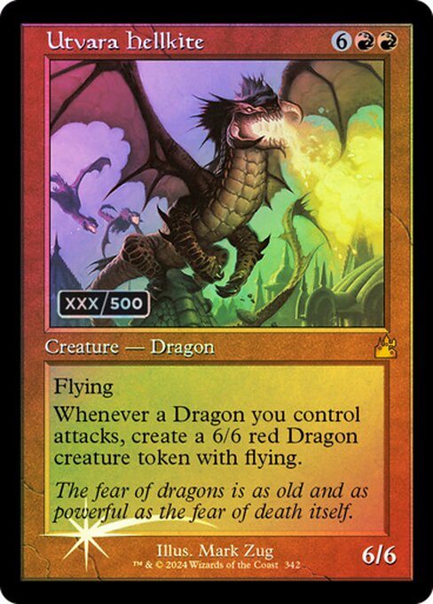 RVR: Utvara Hellkite (Retro Frame) (Serial Numbered) (Foil)