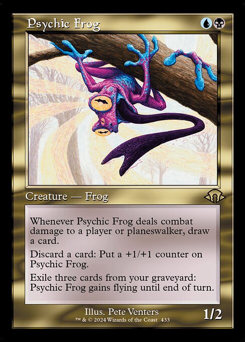 MH3: Psychic Frog (Retro Frame)