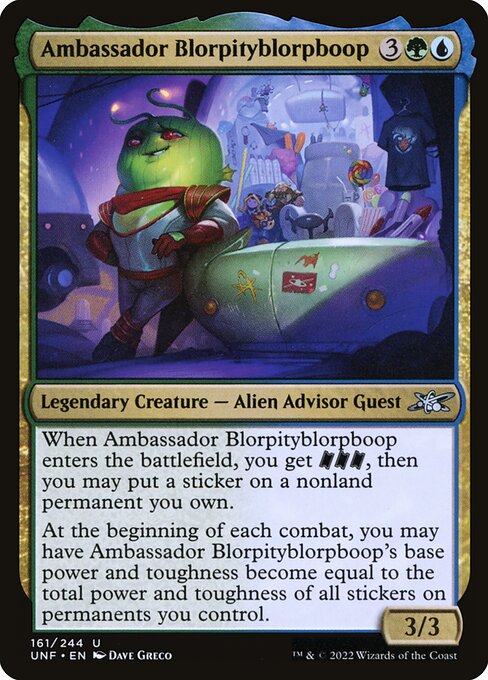 UNF: Ambassador Blorpityblorpboop