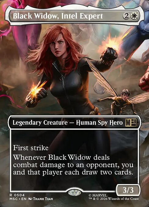 MSC: Black Widow, Intel Expert (Borderless) (Foil)