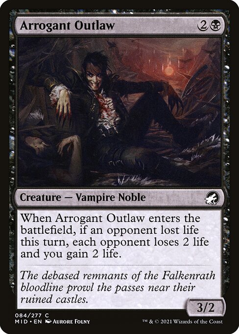 MID: Arrogant Outlaw (Foil)
