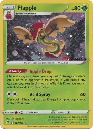 MCAP: Flapple - 022/192 (EB Games Exclusive) (Holofoil)