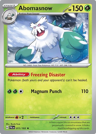 PAL: Abomasnow (Holofoil)