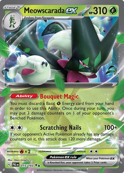 PAL: Meowscarada ex - 015/193 (Holofoil)