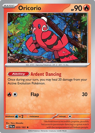 PAL: Oricorio (Reverse Holofoil)