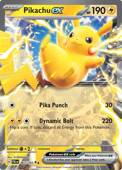 PAL: Pikachu ex (Holofoil)