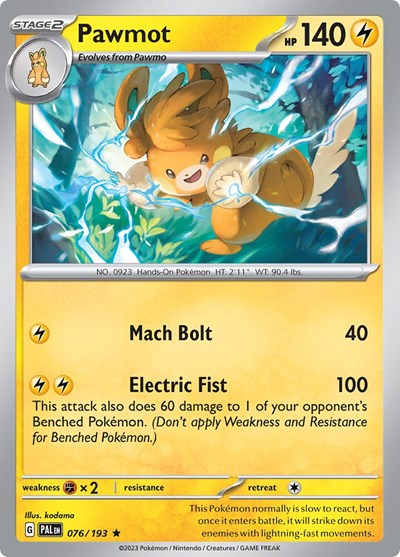PAL: Pawmot (Reverse Holofoil)