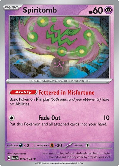 PAL: Spiritomb (Holofoil)