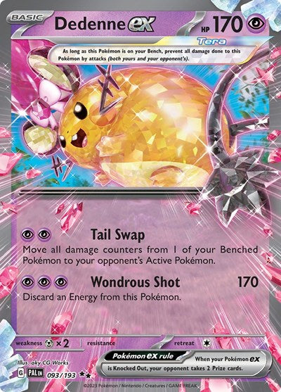 PAL: Dedenne ex - 093/193 (Holofoil)