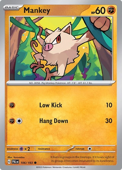PAL: Mankey