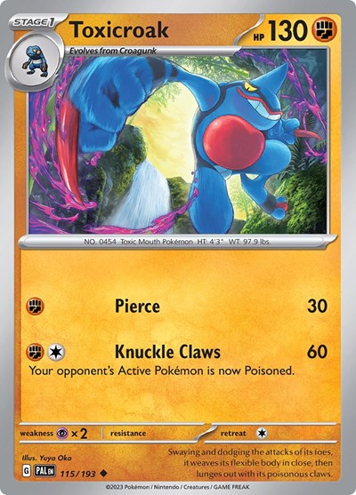 PAL: Toxicroak (Reverse Holofoil)