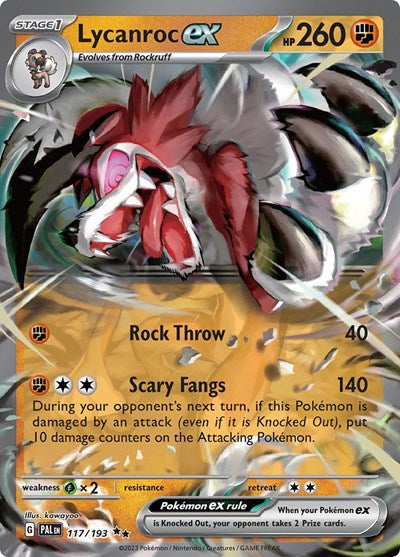 PAL: Lycanroc ex (Holofoil)
