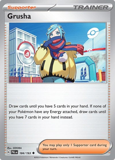 PAL: Grusha - 184/193 (Reverse Holofoil)