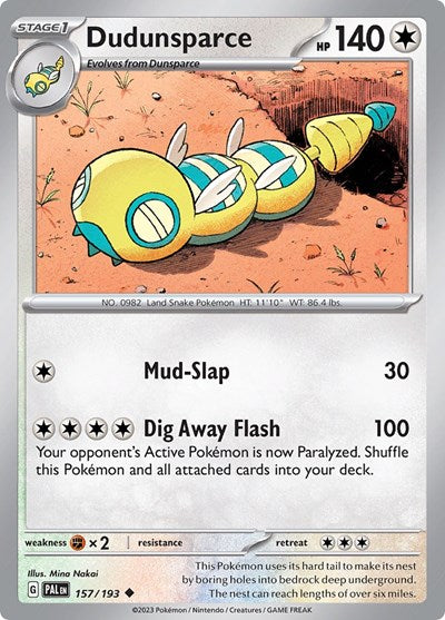 PAL: Dudunsparce (Reverse Holofoil)