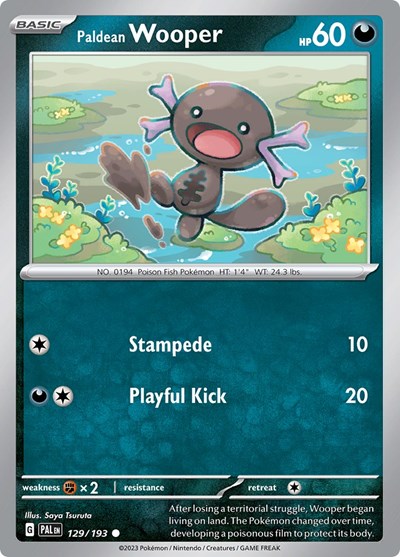 PAL: Paldean Wooper - 129/193