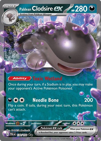 PAL: Paldean Clodsire ex (Holofoil)