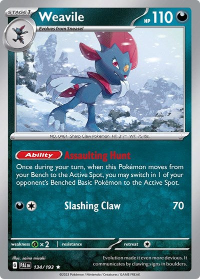 PAL: Weavile (Reverse Holofoil)