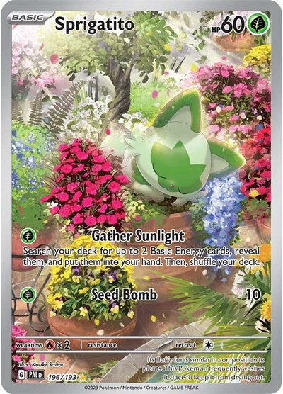 PAL: Sprigatito - 196/193 (Holofoil)
