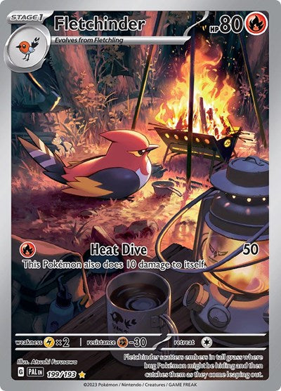 PAL: Fletchinder - 199/193 (Holofoil)