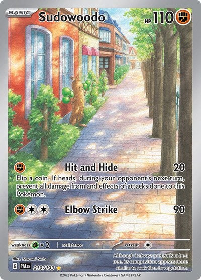 PAL: Sudowoodo - 219/193 (Holofoil)