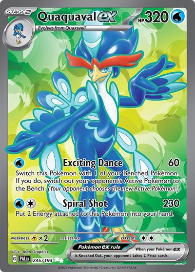 PAL: Quaquaval ex - 235/193 (Holofoil)