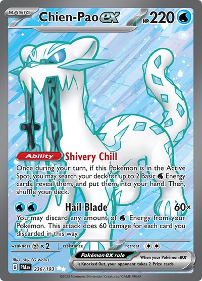 PAL: Chien-Pao ex - 236/193 (Holofoil)