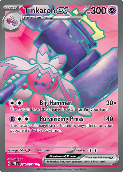 PAL: Tinkaton ex - 240/193 (Holofoil)
