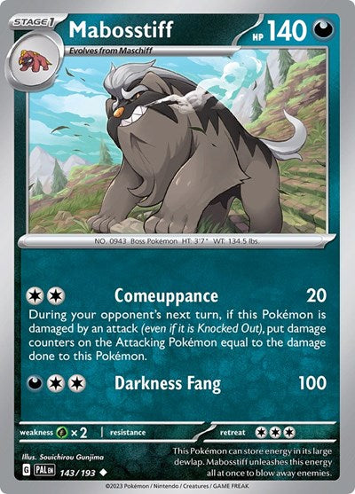 PAL: Mabosstiff (Reverse Holofoil)