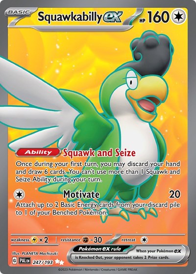 PAL: Squawkabilly ex - 247/193 (Holofoil)