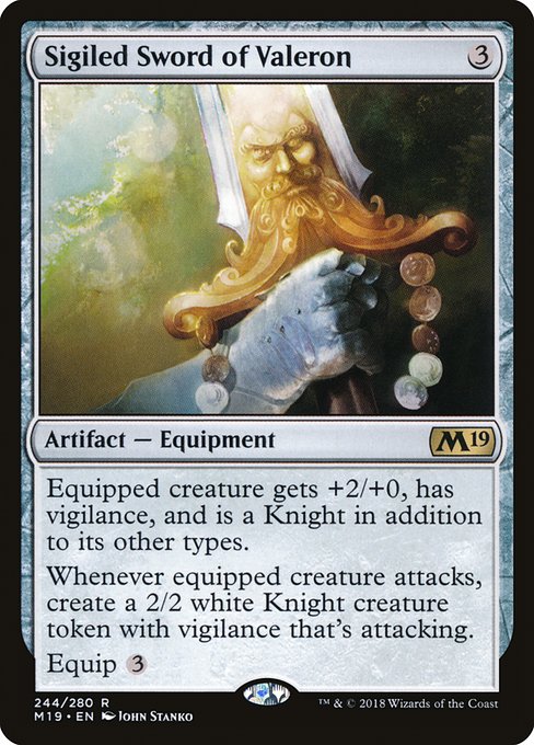 M19: Sigiled Sword of Valeron (Foil)