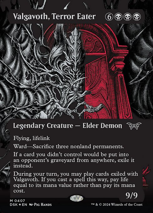 DSK: Valgavoth, Terror Eater (Showcase) (Textured Foil)