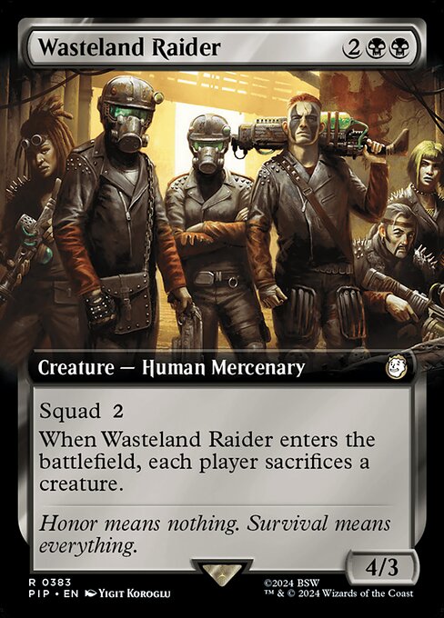 PIP: Wasteland Raider (Extended Art) (Foil)
