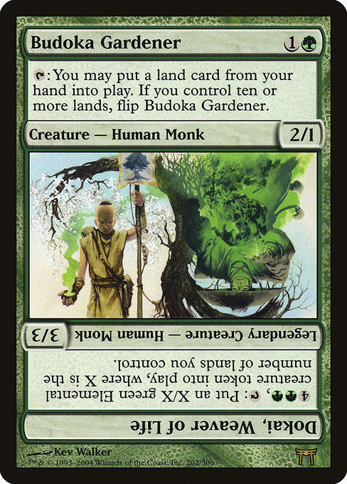 CHK: Budoka Gardener // Dokai, Weaver of Life (Foil)