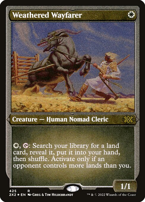 2X2: Weathered Wayfarer (Foil Etched)