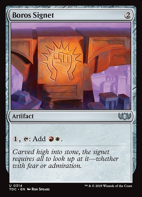 TDC: Boros Signet