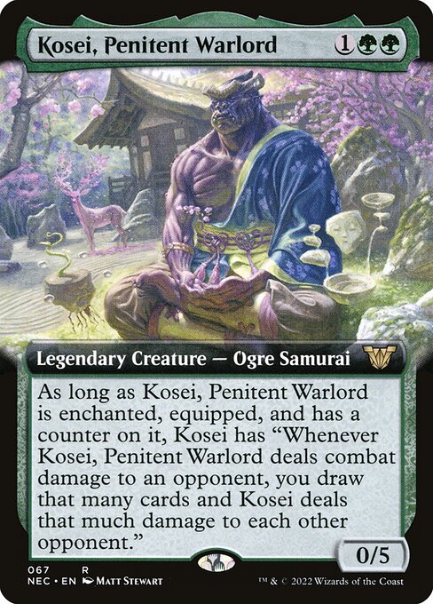 NEC: Kosei, Penitent Warlord (Extended Art)
