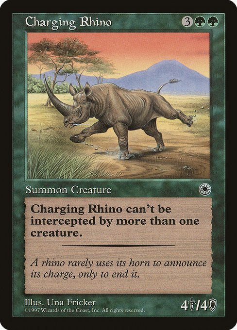 POR: Charging Rhino