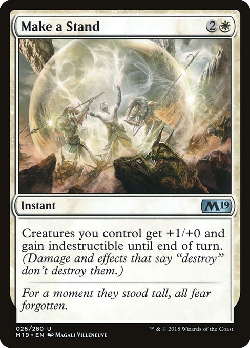 M19: Make a Stand
