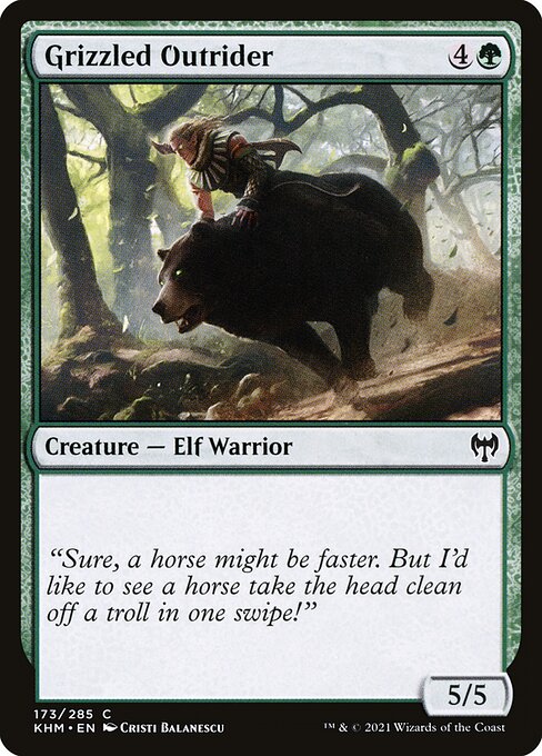 KHM: Grizzled Outrider (Foil)