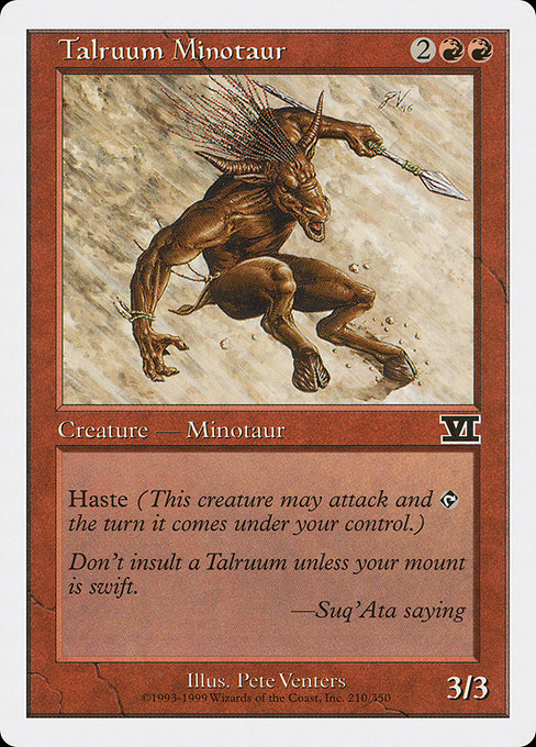 6ED: Talruum Minotaur