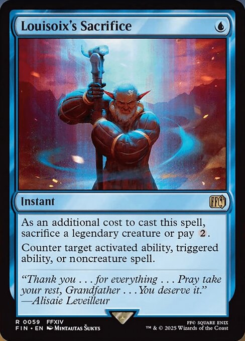 FIN: Louisoix's Sacrifice (Foil)