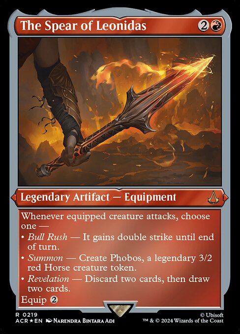 ACR: The Spear of Leonidas (Foil Etched)